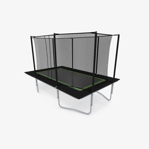 10×17 ENCLOSED TRAMPOLINE GREEN EDITION